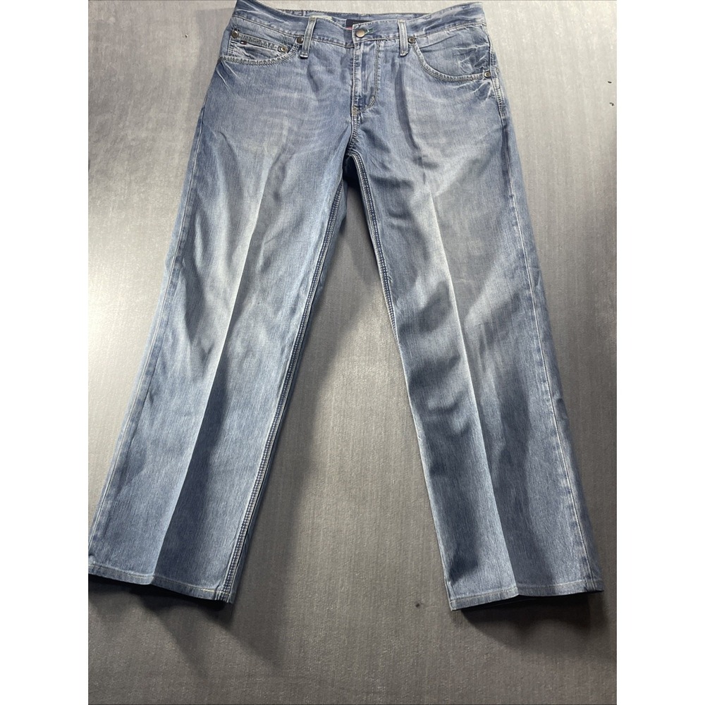 Vintage 1985 Tommy Hilfiger Jeans Men 36 X 30 Blue Straight Leg